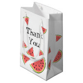 Watermelon Pieces Vielen Dank Kleine Geschenktüte (Vorderseite Schrägansicht)