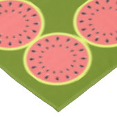 Watermelon Pink Border tableclout groß Tischdecke (Schrägansicht)