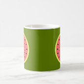 Watermelon Pink Monogram Kaffeetasse (Mittel)