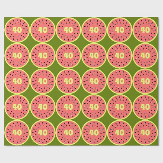 Watermelon Pink Multi Age 40 Packpapier (Flach)