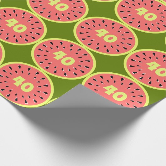 Watermelon Pink Multi Age 40 Packpapier (Ecke)