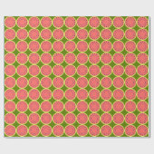 Watermelon Pink Multi-Packpapier Geschenkpapier (Flach)