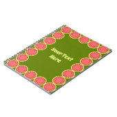 Watermelon Pink Multi Text Center Notizblock (Linke Seite)