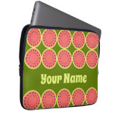 Watermelon Pink Multiname Notebook-Hülle Laptopschutzhülle (Vorne Rechts)
