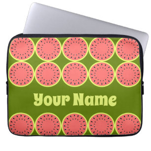 Watermelon Pink Multiname Notebook-Hülle Laptopschutzhülle