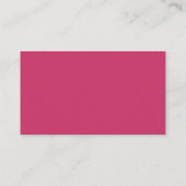 Watermelon Pink Polka Dot Wedding Platzkarten (Rückseite)
