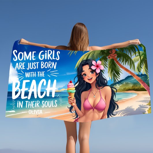 Watermelon Pink Sorbet | Tropischer Sommer Strandtuch