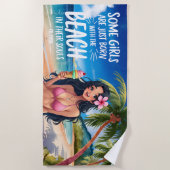 Watermelon Pink Sorbet | Tropischer Sommer Strandtuch (Vorderseite)