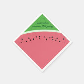 Watermelon Pink Summer Picnic GRILLEN Party Napkin Serviette (Ecke)