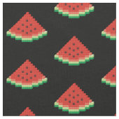 Watermelon Pixel Art Pattern Stoff (Nahaufnahme)