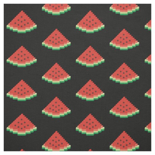 Watermelon Pixel Art Pattern Stoff (Muster)