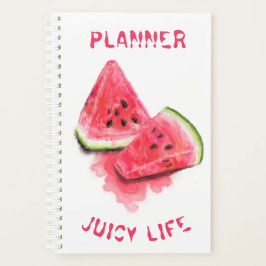 Watermelon Planner - Red Sweet Juicy Planer (Vorderseite)