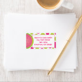 Watermelon Polka Dot Address Labels Adressaufkleber (Insitu)
