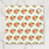 Watermelon Pomegranate Baby Shower Thank You Geschenkanhänger (Rückseite)