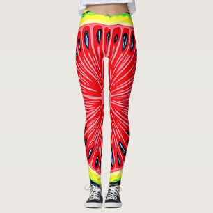 Watermelon Pop Kunst, Dichtung und Musik Leggings