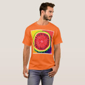 Watermelon Pop Kunst, Dichtung und Musik T-Shirt (Vorne ganz)