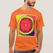 Watermelon Pop Kunst, Dichtung und Musik T-Shirt (Vorderseite)