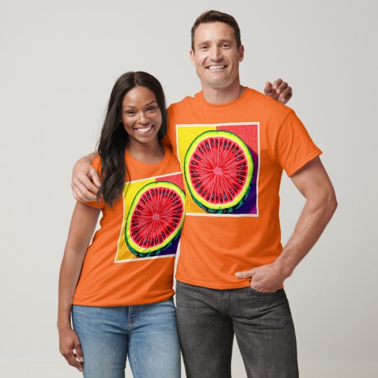 Watermelon Pop Kunst, Dichtung und Musik T-Shirt (Unisex)