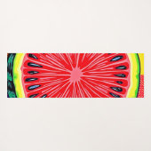 Watermelon Pop Kunst, Dichtung und Musik Yogamatte (Rückseite (Horizontal))