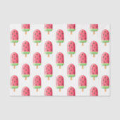 Watermelon Popsicle (Design 41 Red Series) Seidenpapier (Vorderseite)