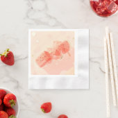 Watermelon Popsicle Serviette (Beispiel)