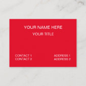 Watermelon Popsicle Visitenkarte (Rückseite)