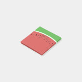 Watermelon Postit Notes Post-it Klebezettel (angewinkelt)