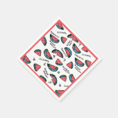 Watermelon Print Cocktail Napkins Serviette (Ecke)