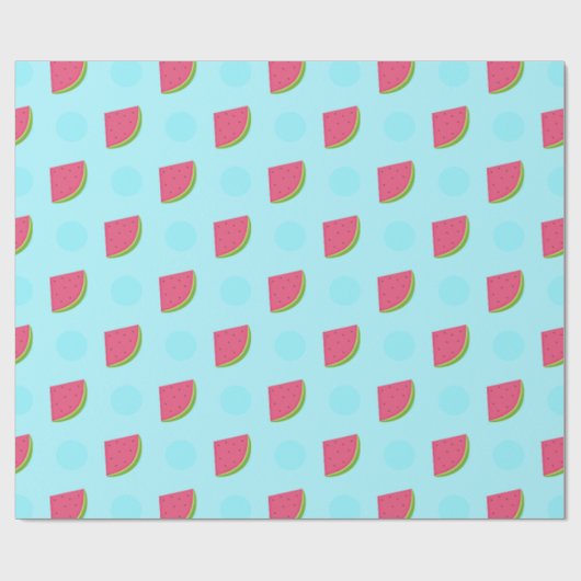 Watermelon Print Geschenkpapier (Flach)