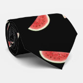 Watermelon Print Krawatte (Gerollt)