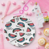 Watermelon Print | Paper Plates | Party Suppies Pappteller (Party)