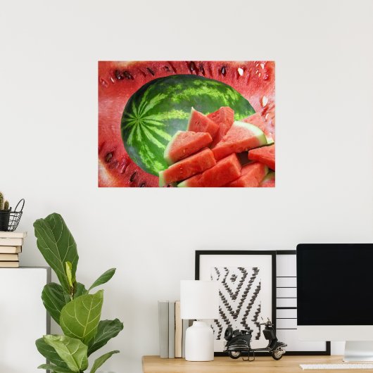 Watermelon Print Poster (Heimbüro)