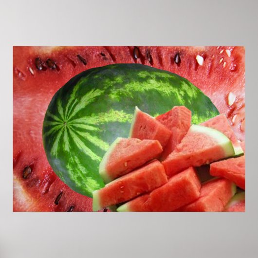 Watermelon Print Poster (Vorne)