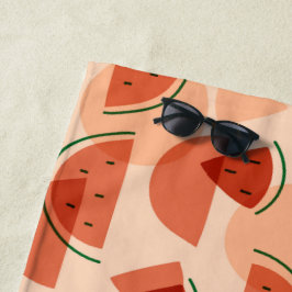 Watermelon Print Strandtuch