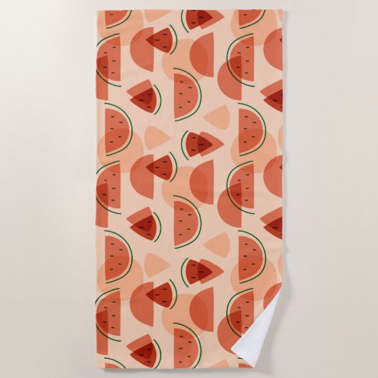 Watermelon Print Strandtuch (Vorderseite)