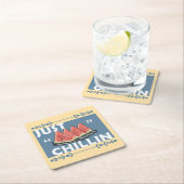 watermelon rechteckiger pappuntersetzer (Vor Ort)