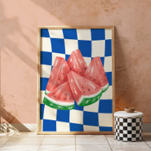 Watermelon Retro Kunst, Dichtung und Musik
