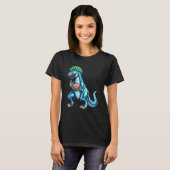 Watermelon rex Dinosaur Dino Fan Melon T-Shirt (Vorne ganz)