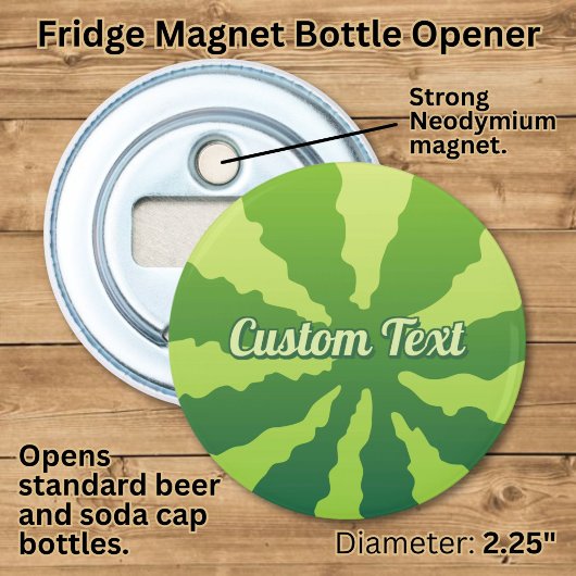 Watermelon Rind Bottle Opener Flaschenöffner