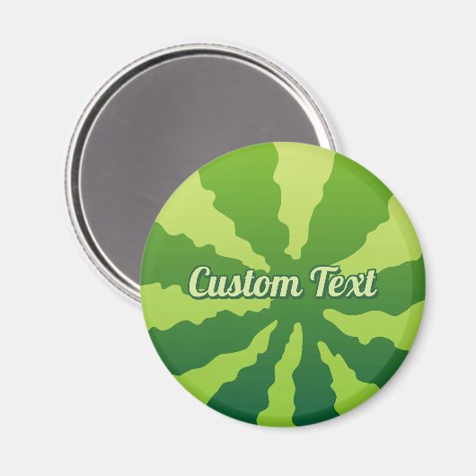 Watermelon Rind Magnet (Vorderseite/Rückseite)