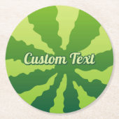 Watermelon Rind Paper Untersetzer (Vorderseite)