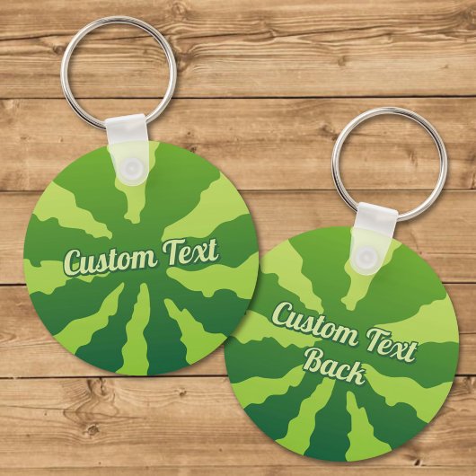 Watermelon Rind Schlüsselanhänger