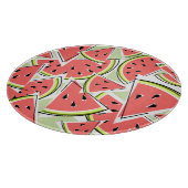 Watermelon Rund um das grüne Schneidebrett (Ecke)
