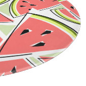 Watermelon Rund um das grüne Schneidebrett (Ecke)