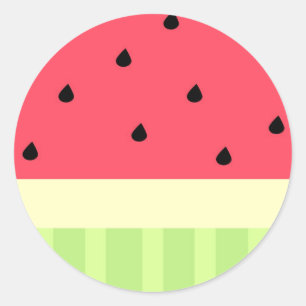 Watermelon Runder Aufkleber