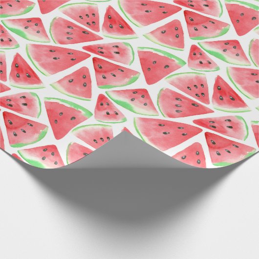 Watermelon-Scheiben-Verpackungspapier Geschenkpapier (Ecke)