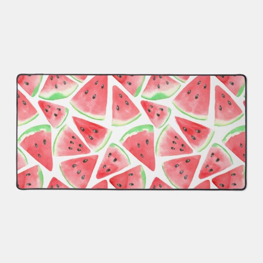 Watermelon-Scheiben-Verpackungspapier Schreibtischunterlage (Vorderseite)