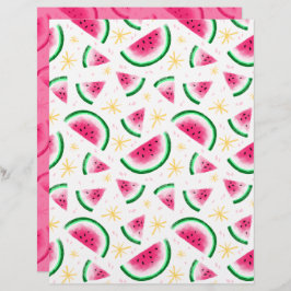 Watermelon Scrapbook Paper