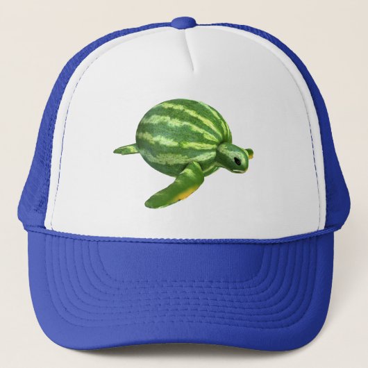 Watermelon Seaturtle Truckerkappe (Vorderseite)