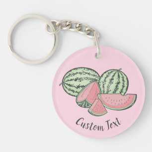 Watermelon Sketches Schlüsselanhänger